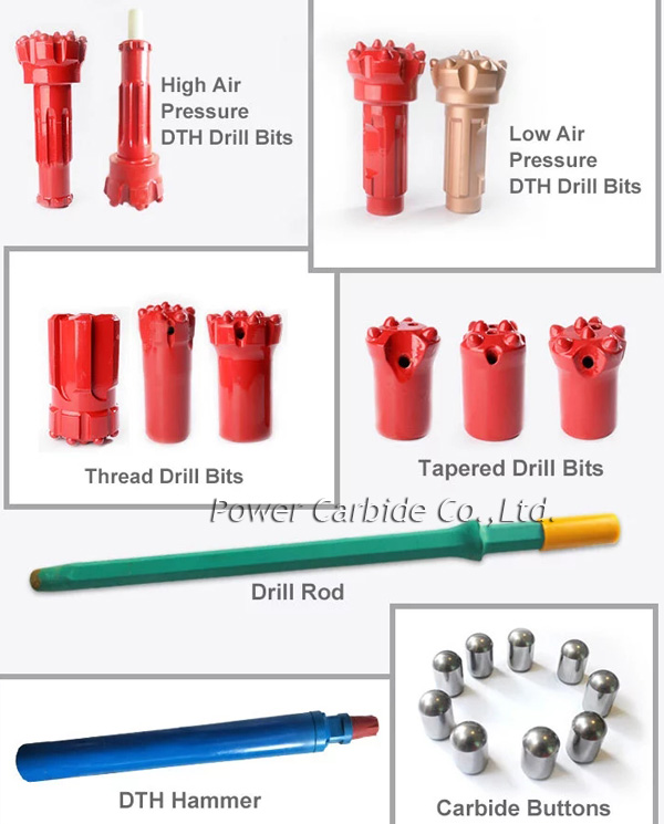 tungsten carbide button tips for DHL hammer